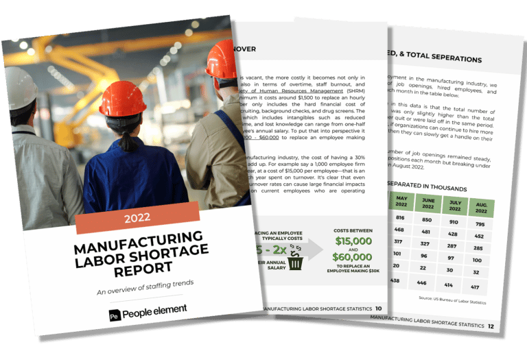 Manufacturing Labor Shortage Report - People Element